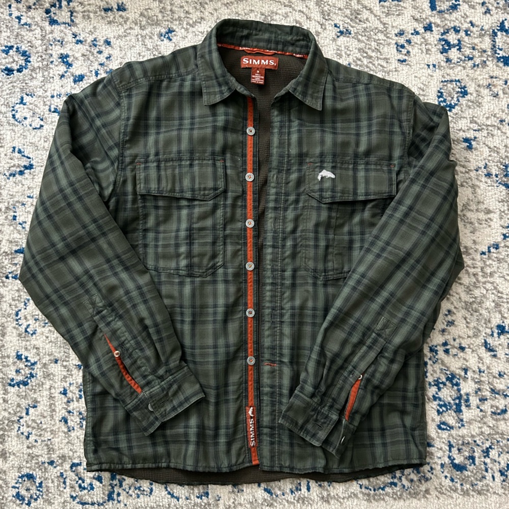 Simms Flannel Shirt Men’s size Medium